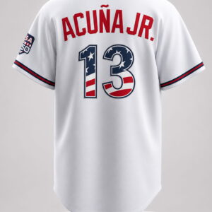 Braves USA 250th Anniversary Fourth Of July Jersey 6 braves usa 250th anniversary fourth of july jersey2