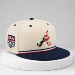 Braves USA 250th Anniversary Fourth Of July Snapback Hat