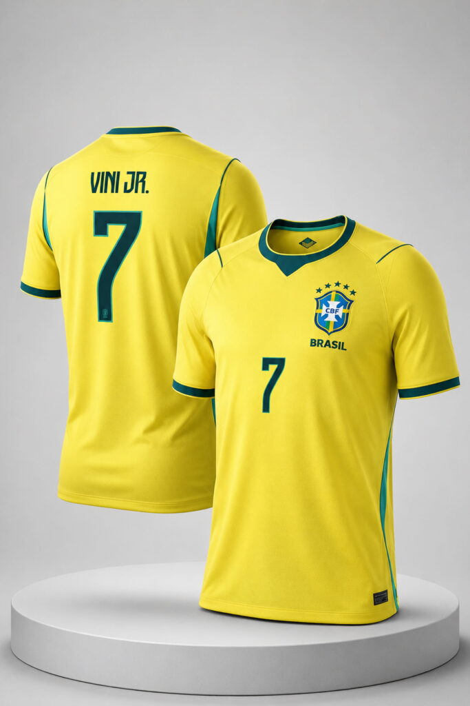 Brazil FIFA World Cup 2026 Stadium Home Jersey - Teespromax
