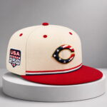 Cincinnati Reds USA 250th Anniversary Fourth Of July Snapback Hat