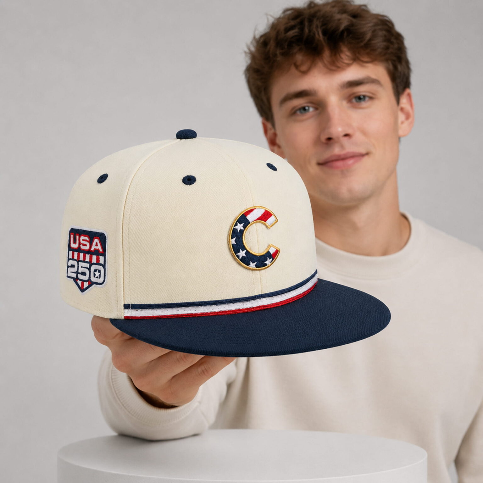cubs usa 250th anniversary fourth of july snapback hat3