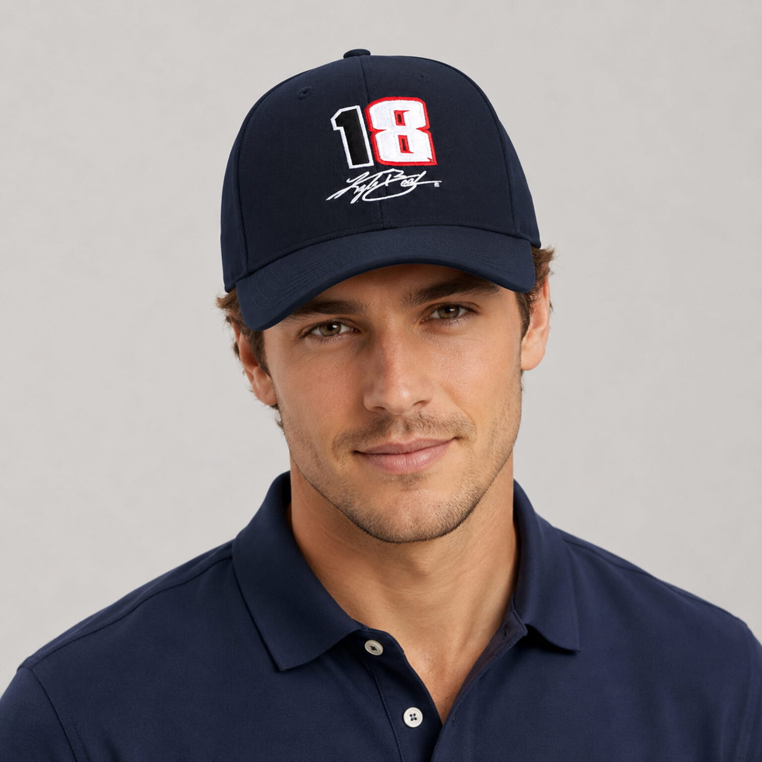 denny hamlin kyle busch 18 hat2