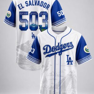 dodgers 2026 el salvador 503 baseball jersey