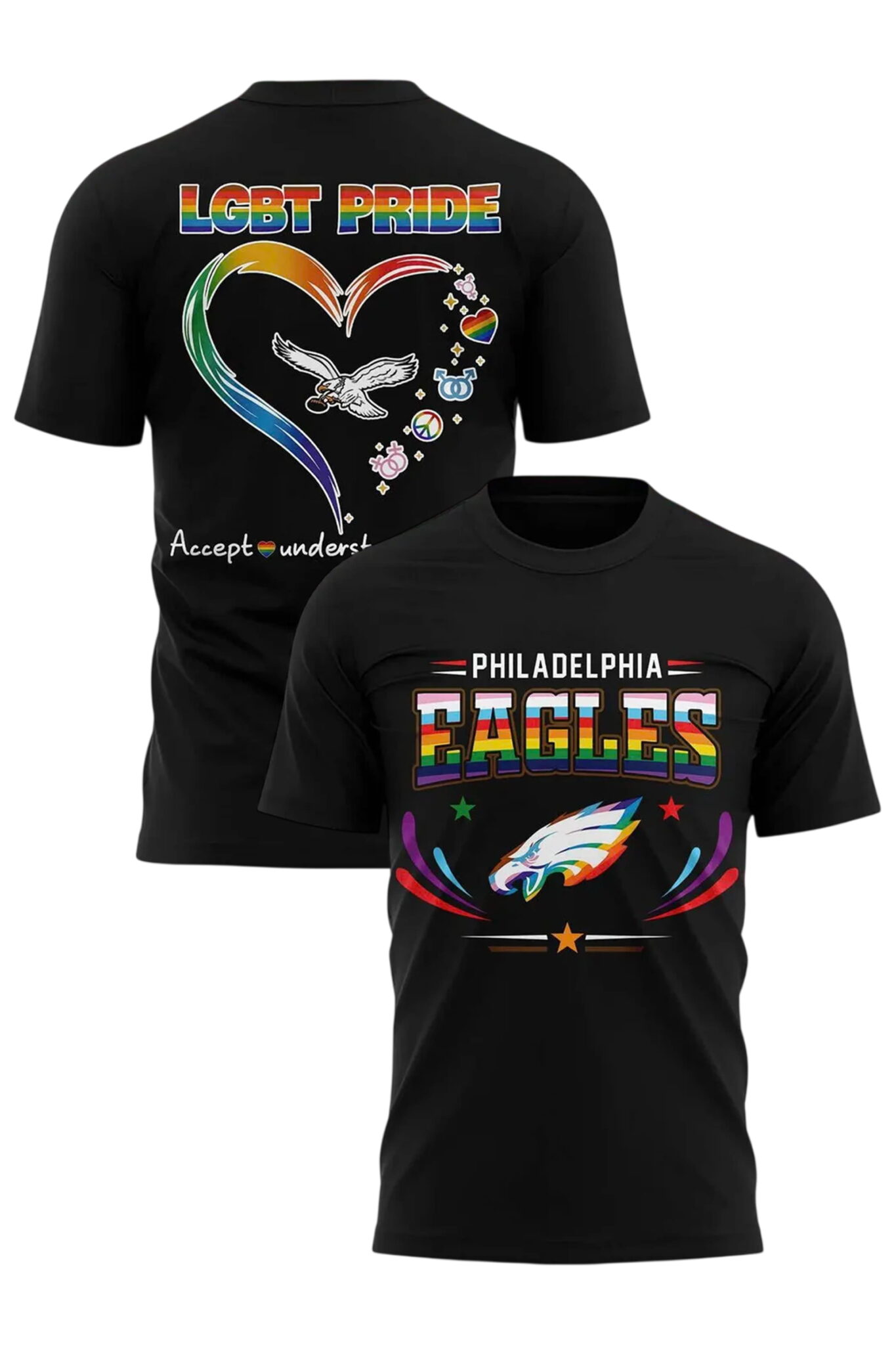 eagles 2026 pride night accept understand love shirt
