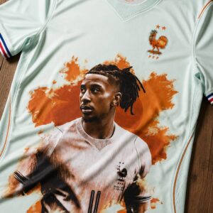 french fifa world cup 2026 michael olise mats drawing jersey1