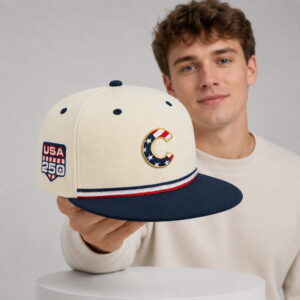 cubs usa 250th anniversary fourth of july snapback hat3