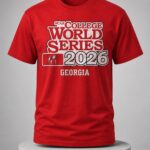 Georgia Baseball 2026 College World Series Shirt
