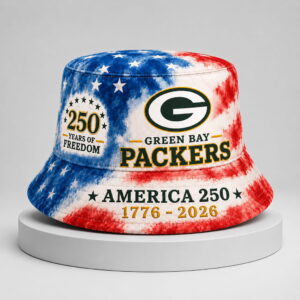 packers 250th anniversary years of freedom bucket hat