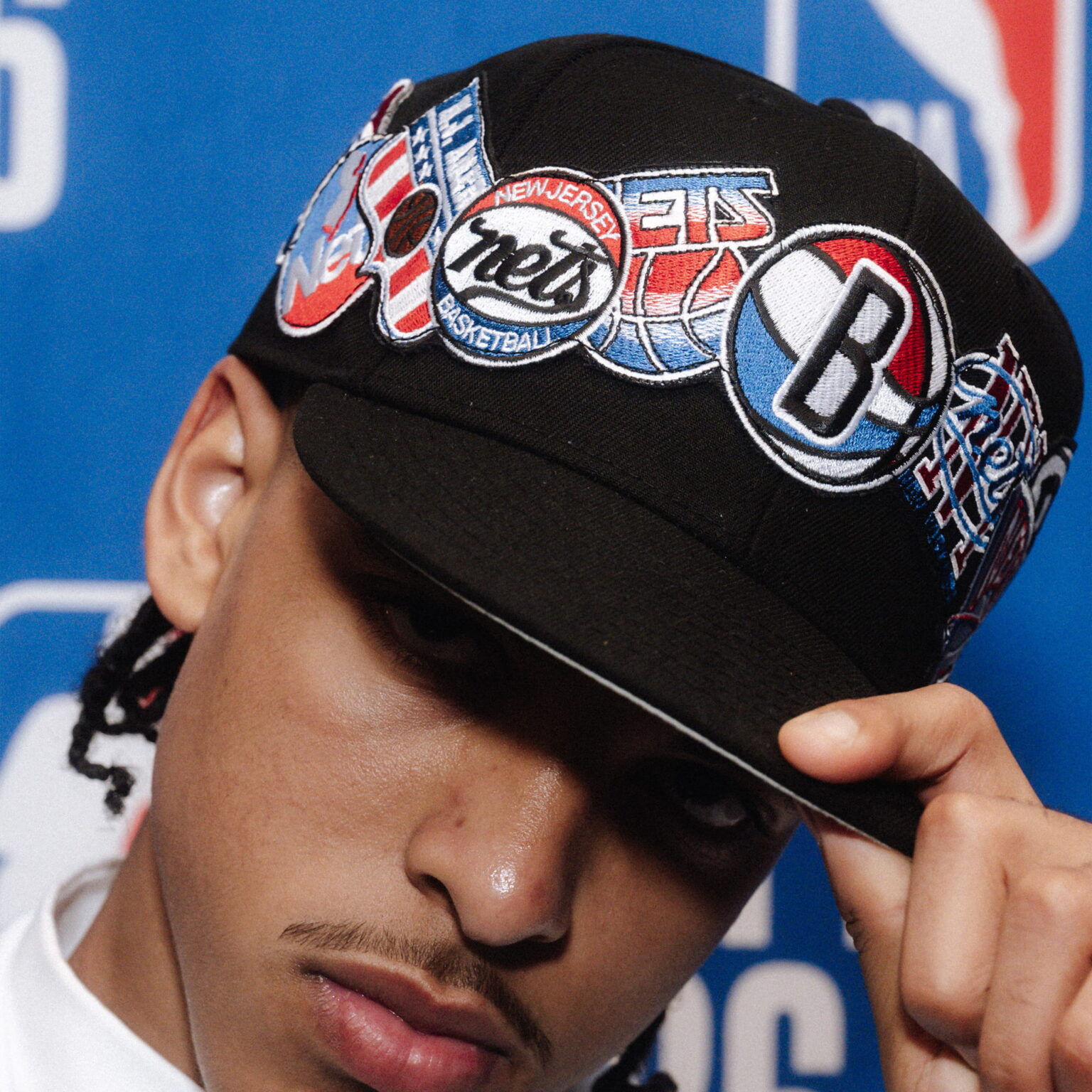 joshua jefferson nets all logos hat2