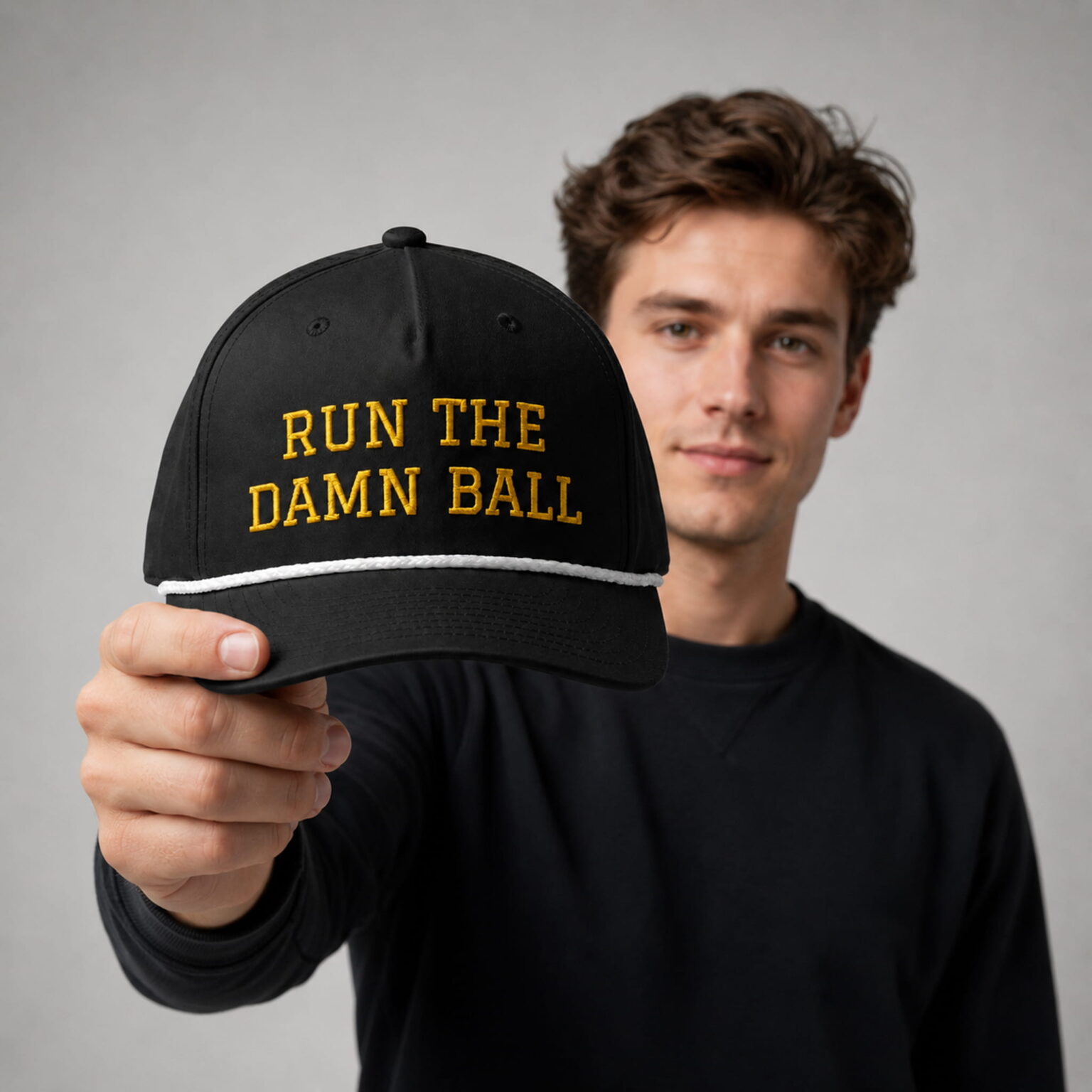 justin britt run the damn ball hat2