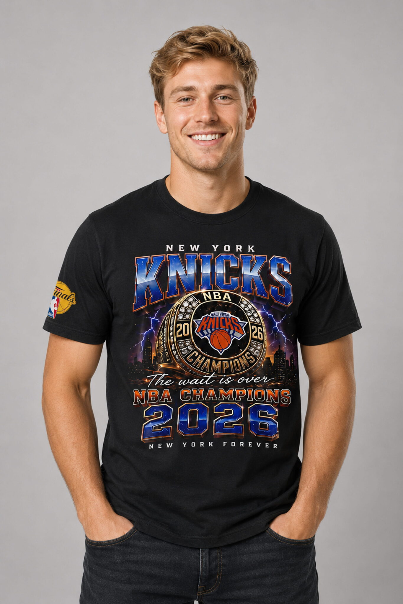 knicks the wait is over 2026 champions ring shirt3