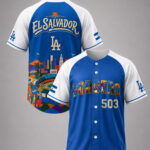 LA Dodgers 503 Salvadoran Heritage Night 2026 Baseball Jersey