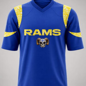 la rams dia de los muertos 2026 football jersey1