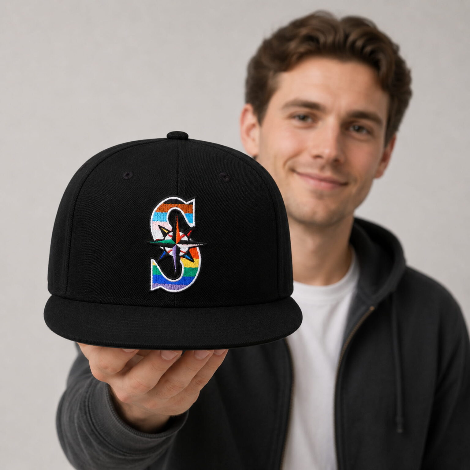 mariners 2026 pride night snapback hat2
