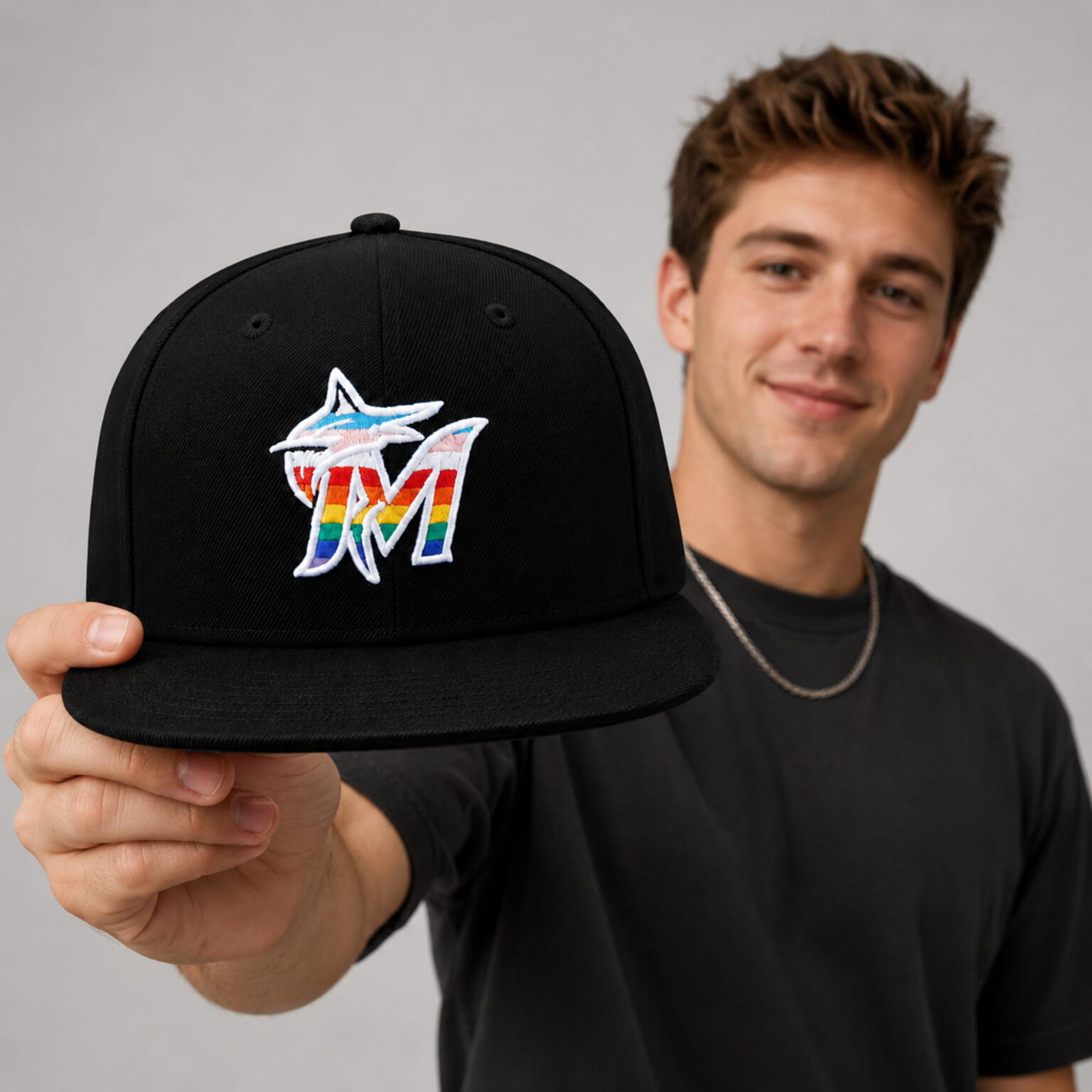 marlins 2026 pride night snapback hat2
