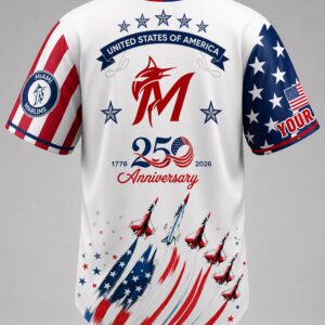 marlins 250th independence day 2026 personalized jersey1