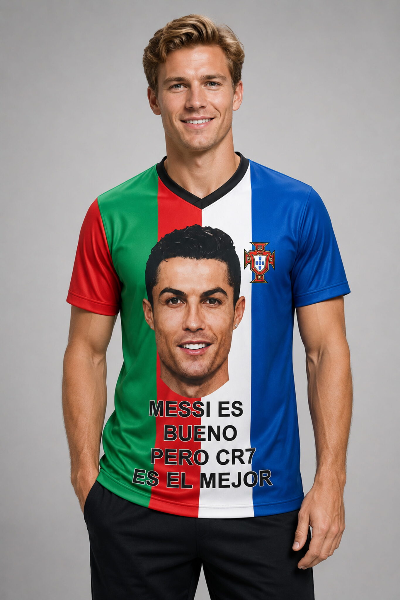 messi es bueno pero cr7 es el mejor shirt2 messi es bueno pero cr7 es el mejor shirt2