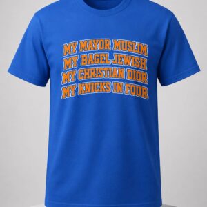 my mayor muslim my bagel jewish my christian fashion my team in four shirt