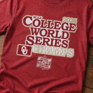 oklahoma baseball 2026 college world series champions shirt1
