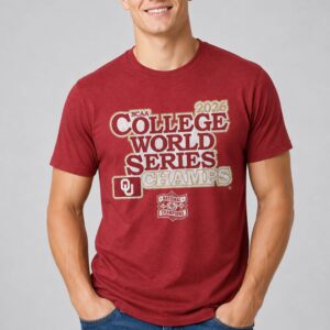 oklahoma baseball 2026 college world series champions shirt2