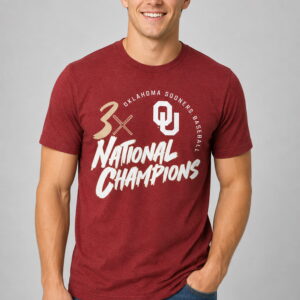 oklahoma baseball 3 time national champions shirt2