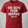 oklahoma baseball the boys from norman shirt