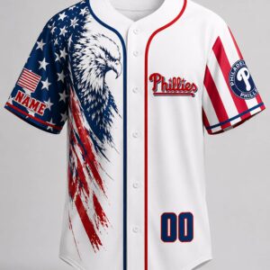 phillies 250th independence day 2026 personalized jersey