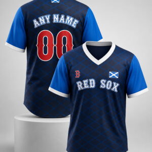 red sox scottish celebration 2026 custom baseball jersey