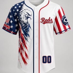 reds 250th independence day 2026 personalized jersey