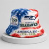 seahawks 250th anniversary years of freedom bucket hat