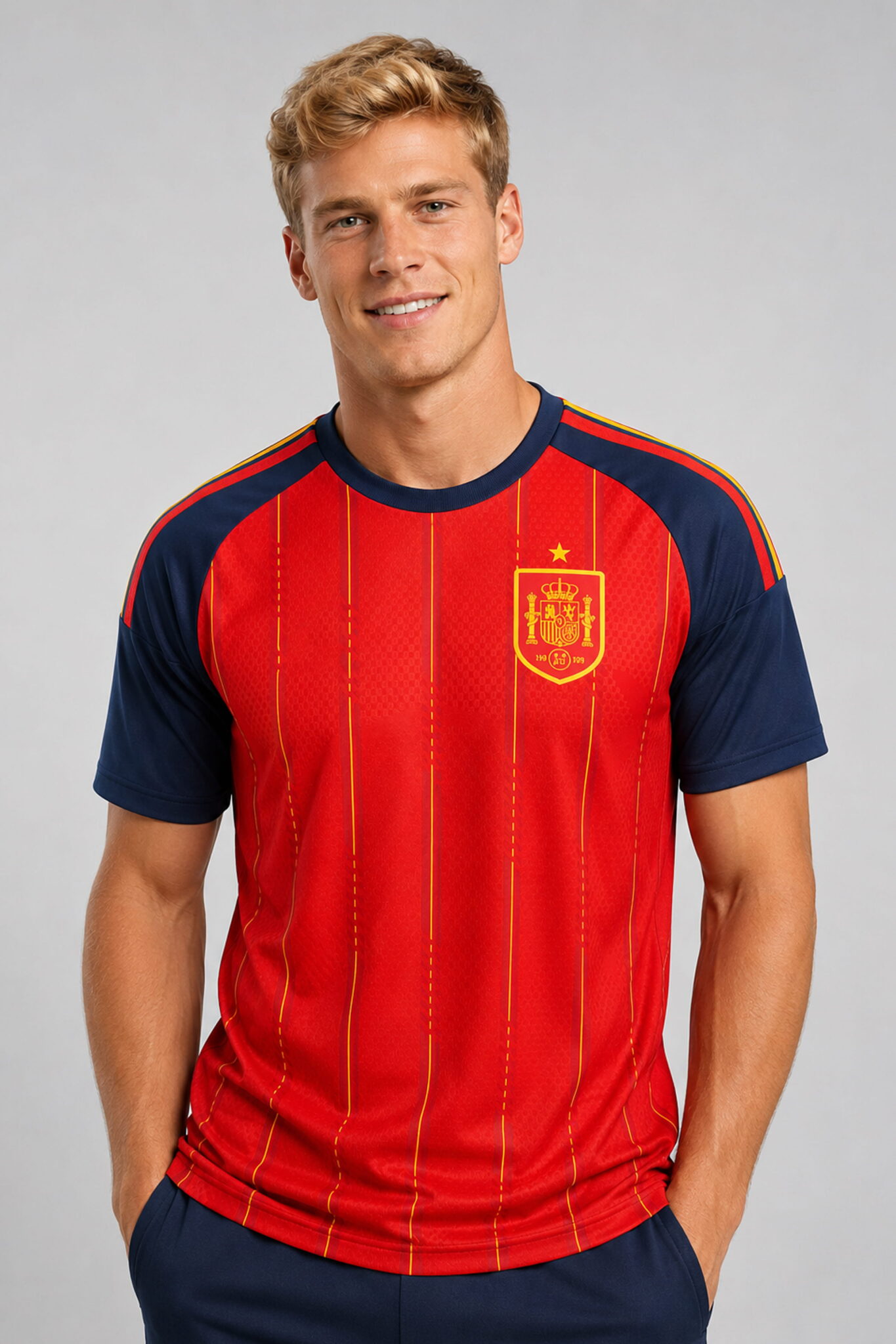spain world cup 2026 authentic home jersey1