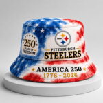 Steelers 250th Anniversary Years Of Freedom Bucket Hat
