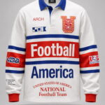 Team Usa Virgil Abloh Archive Long Sleeve Polo Shirt