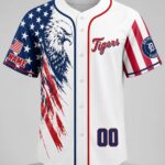 Tigers 250th Independence Day 2026 Personalized Jersey