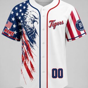 tigers 250th independence day 2026 personalized jersey