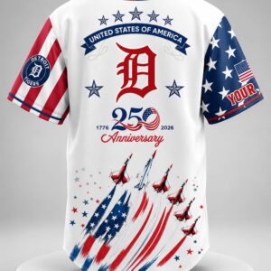 tigers 250th independence day 2026 personalized jersey1