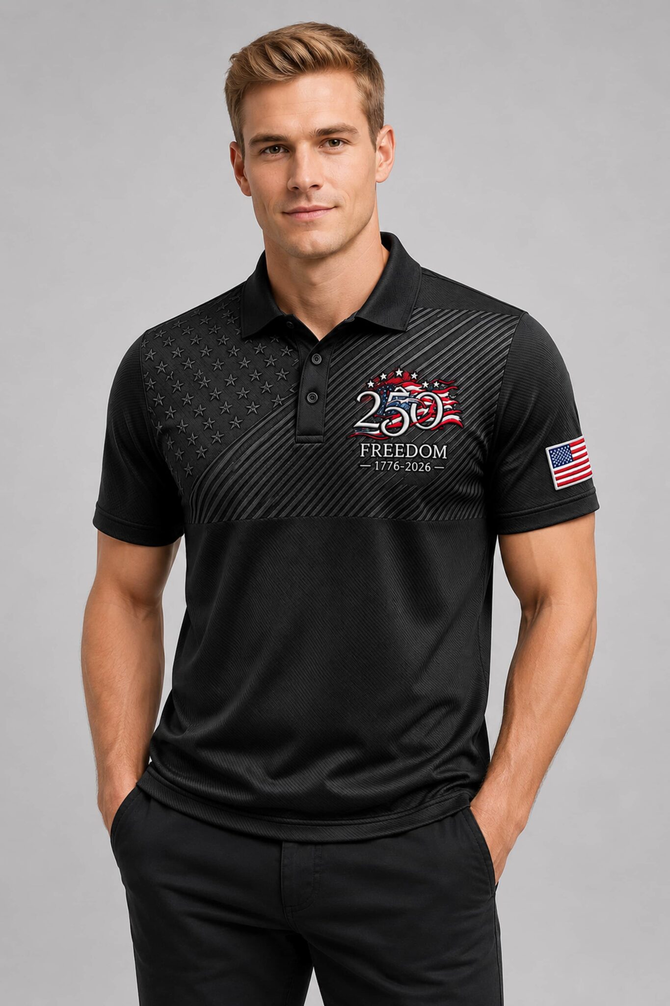 usa 250th anniversary freedom polo shirt2