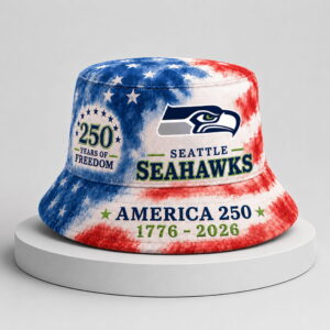 seahawks 250th anniversary years of freedom bucket hat