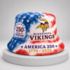 vikings 250th anniversary years of freedom bucket hat