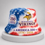 Vikings 250th Anniversary Years Of Freedom Bucket Hat