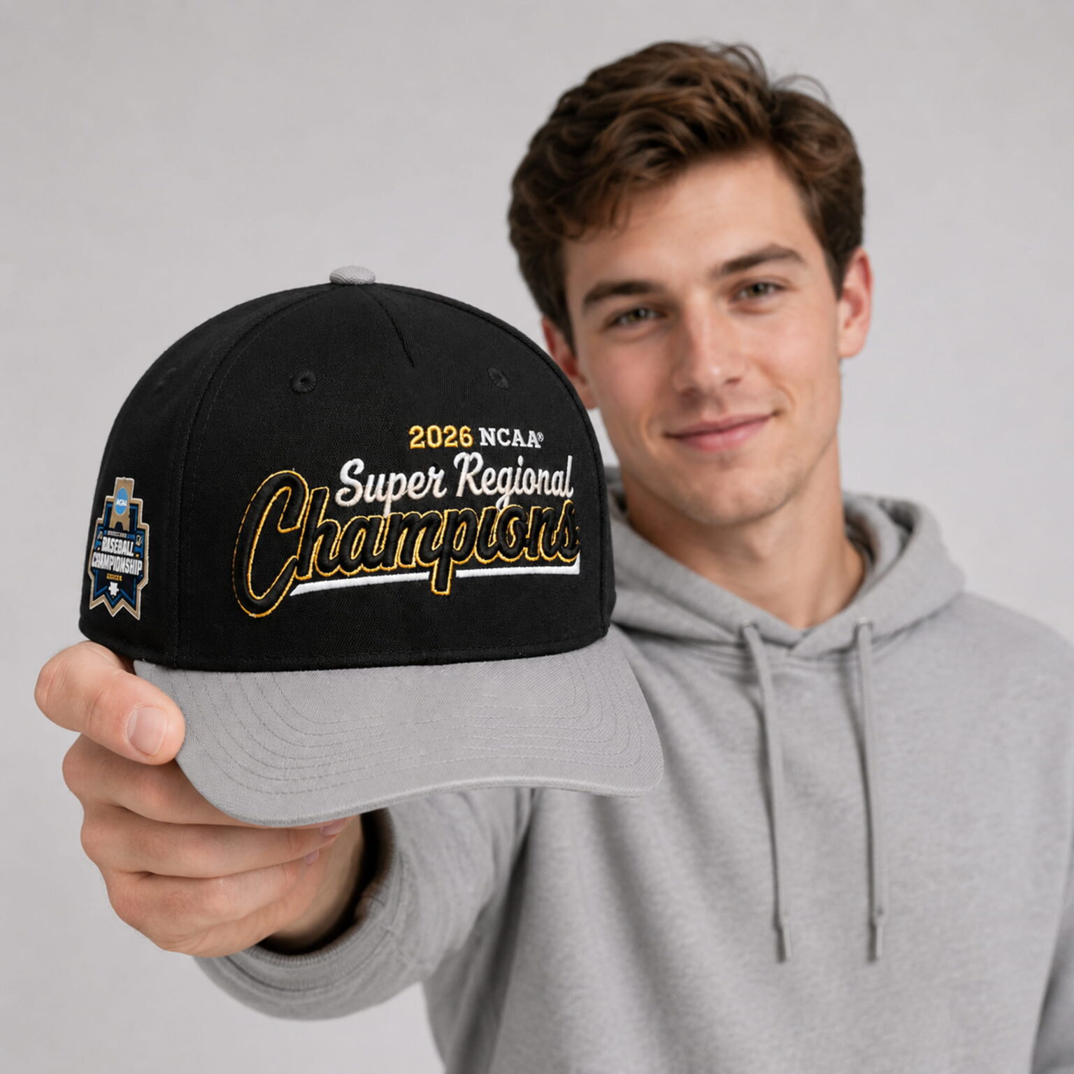 west virginia baseball 2026 ncaa super regional champions hat2
