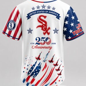 white sox 250th independence day 2026 personalized jersey1