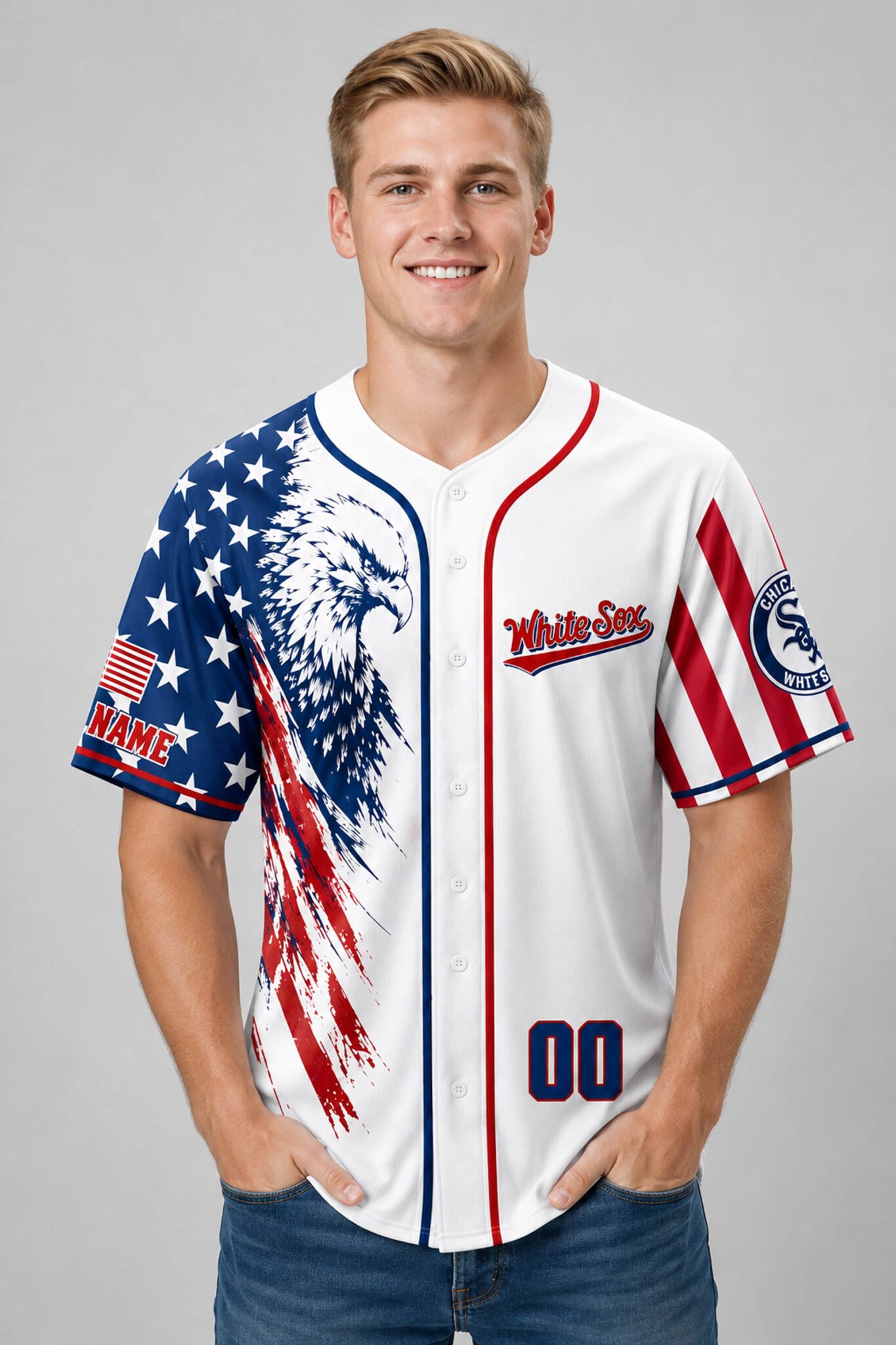 white sox 250th independence day 2026 personalized jersey2