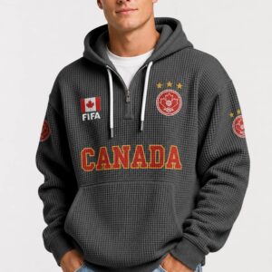 world cup 2026 canada waffle quarter zip hoodie3