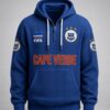 world cup 2026 cape verde waffle quarter zip hoodie