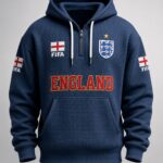 World Cup 2026 England Waffle Quarter Zip Hoodie