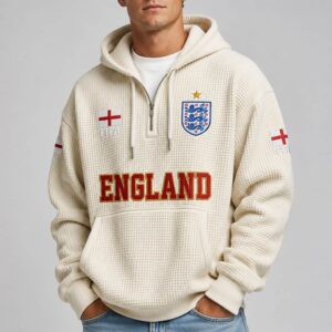 world cup 2026 england waffle quarter zip hoodie2
