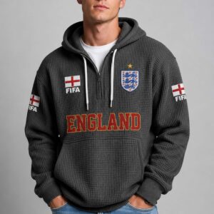 world cup 2026 england waffle quarter zip hoodie3
