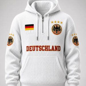 world cup 2026 germany waffle quarter zip hoodie