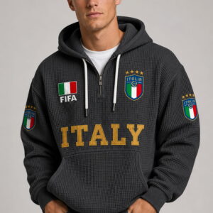 world cup 2026 italy waffle quarter zip hoodie3